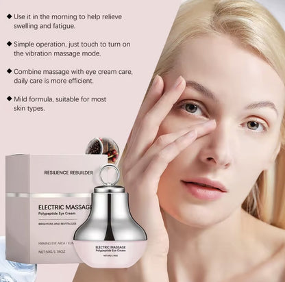 Purethic Eye Cream Massager , Red Light + Caffeine + Hyaluronic Acid , Targets Dark Circles, Fine Lines & Puffy Eyes – Firm, Hydrate & Glow!
